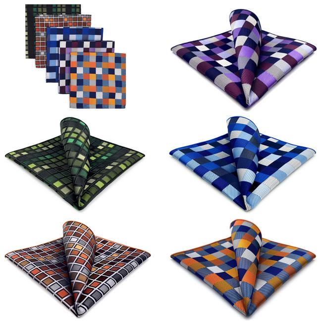 shlax & wing 5 Pieces Assorted Fashion Mens Pocket Square Classic Handkerchiefs Set 1-27 Ofertas de temporada