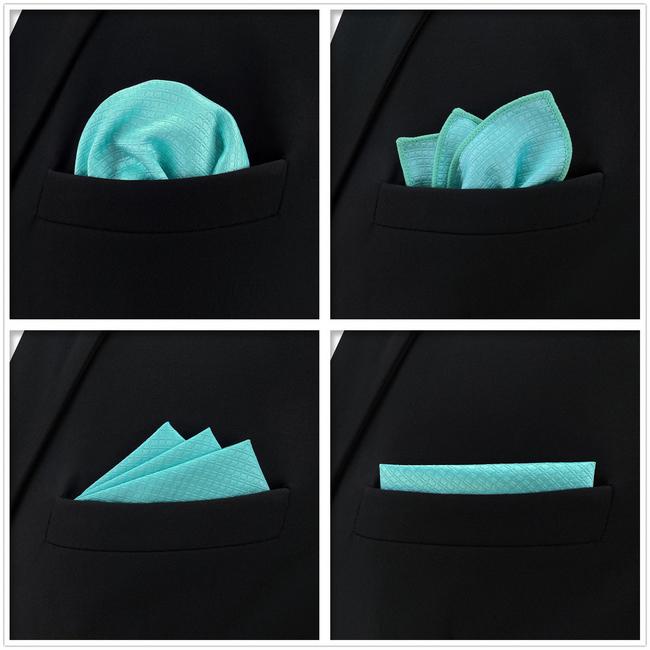 shlax & wing 5 Pieces Assorted Mens Pocket Square Fashion Gift Classic Handkerchiefs Set 2-104 Rebajas