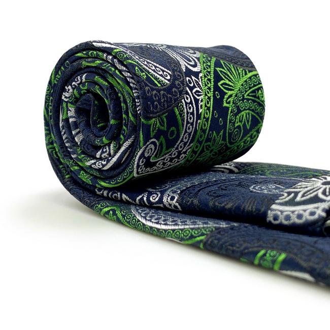 shlax & wing A58 Blue Green Paisley Mens Neckties Classic Wedding Ties Groom Envío internacional gratuito
