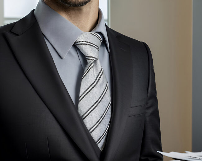 shlax & wing A65 White Striped Mens Neckties Pocket Square Set Fashion Gift Business Dress Skinny Necktie En oferta