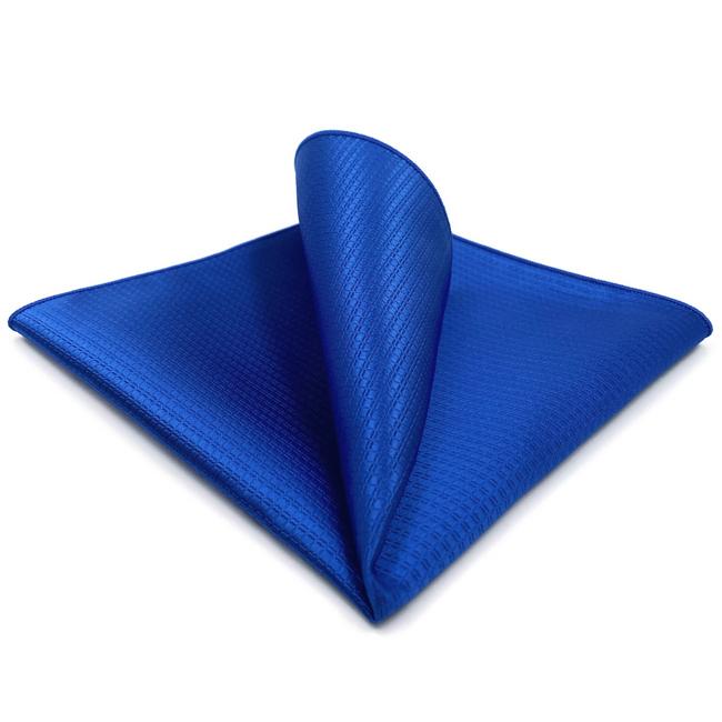 shlax & wing CH32 Blue Solid Silk Mens Pocket Square Classic Brand New Handkerchief Fashion Wedding Acceossories Hanky