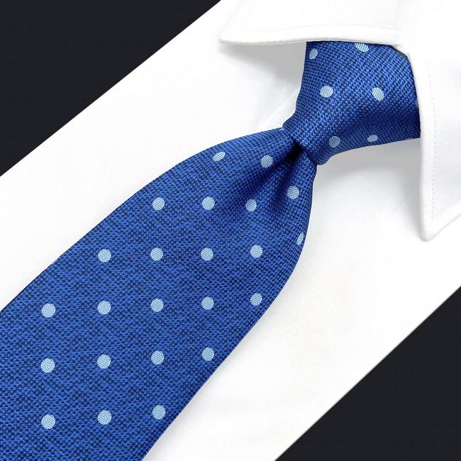 shlax & wing A84 Blue Polka Dots Mens Neckties Pocket Square Set Fashion Business Accessory Classic 63″ Descuentos del mes