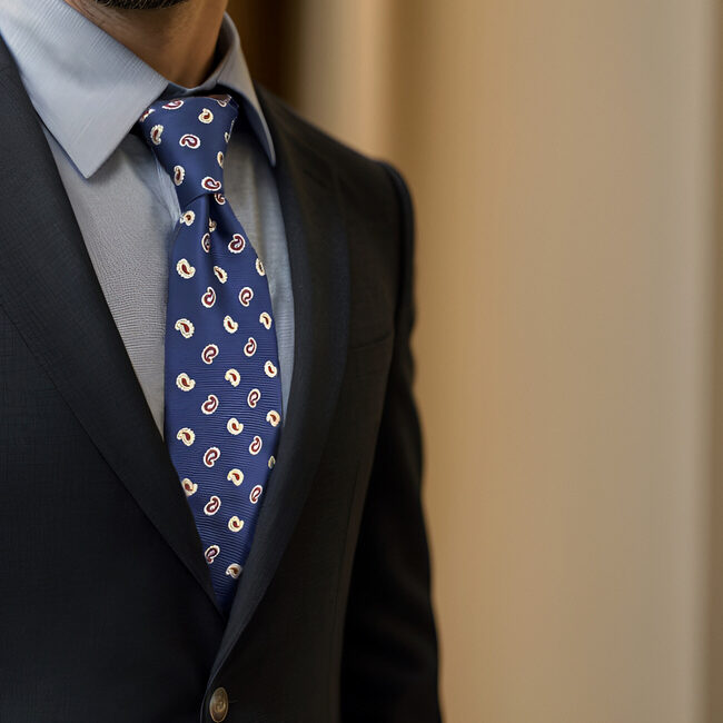 shlax & wing A86 Mens Neckties Pocket Square Set Blue Paisley Fashion Classic Party Gift Necktie Business 63″ Última moda