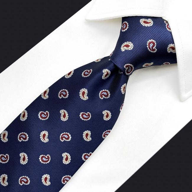 shlax & wing A86 Mens Neckties Pocket Square Set Blue Paisley Fashion Classic Party Gift Necktie Business 63″ Última moda