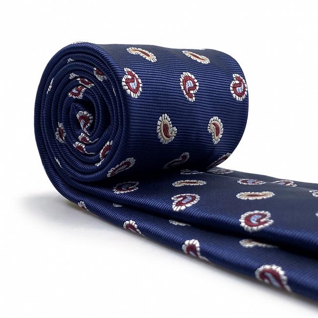 shlax & wing A86 Mens Neckties Pocket Square Set Blue Paisley Fashion Classic Party Gift Necktie Business 63″ Última moda