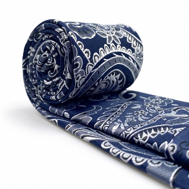 shlax & wing A87 Blue Paisley Mens Ties Pocket Square Set Luxury Gift Accessories 63″ Necktie Party Descuento por venta flash