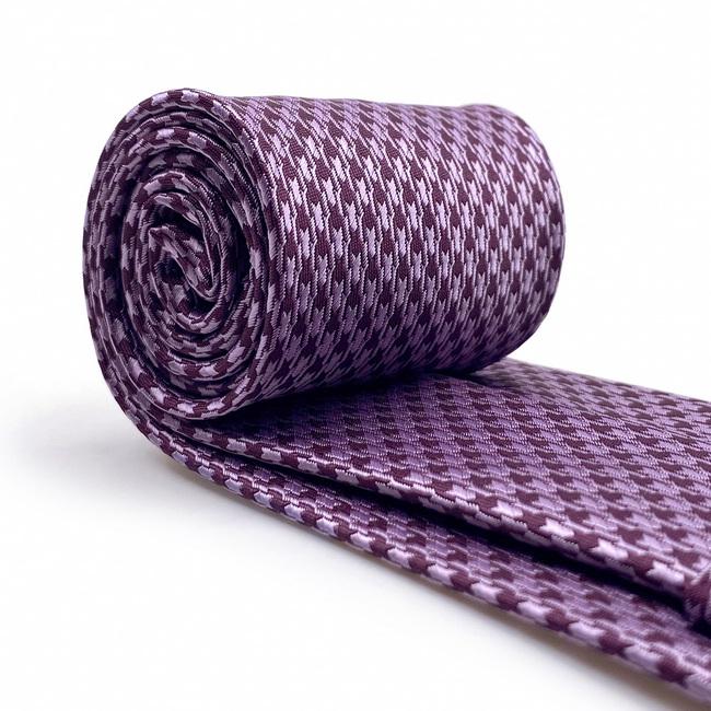 shlax & wing A90 Purple Houndstooth Mens Ties Pocket Square Set Wedding Extra Long Size Business Classic Ofertas especiales