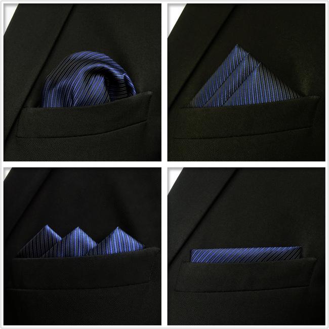 shlax & wing 5 Pieces Mens Pocket Square Assorted Fashion Gift Classic Handkerchiefs Set 1-72 Rebajas de fábrica