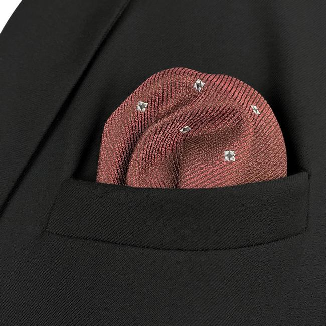 shlax & wing HH16 Brown Floral Mens Pocket Square Silk Fashion Hanky Groom Handkerchief Classic Dress Wedding Descuento