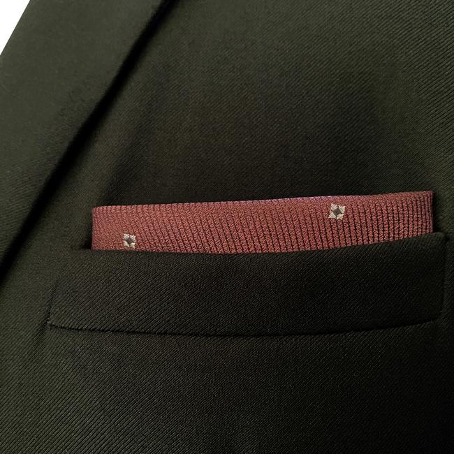 shlax & wing HH16 Brown Floral Mens Pocket Square Silk Fashion Hanky Groom Handkerchief Classic Dress Wedding Descuento