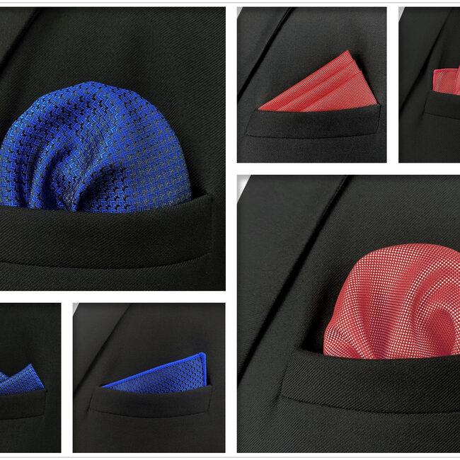 shlax & wing 5 Pieces Mens Pocket Square Brand New Gift Classic Acceossories Handkerchiefs Set 5-11 Envío internacional gratuito