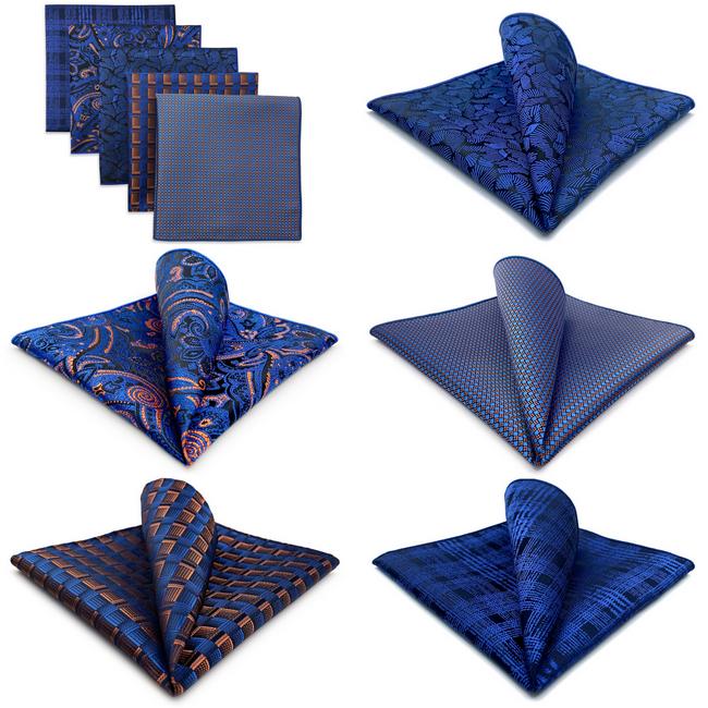 shlax & wing 5 Pieces Mens Pocket Square Brand New Gift Classic Acceossories Handkerchiefs Set 5-15 Precios de Black Friday