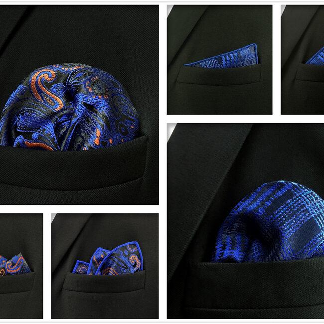 shlax & wing 5 Pieces Mens Pocket Square Brand New Gift Classic Acceossories Handkerchiefs Set 5-15 Precios de Black Friday