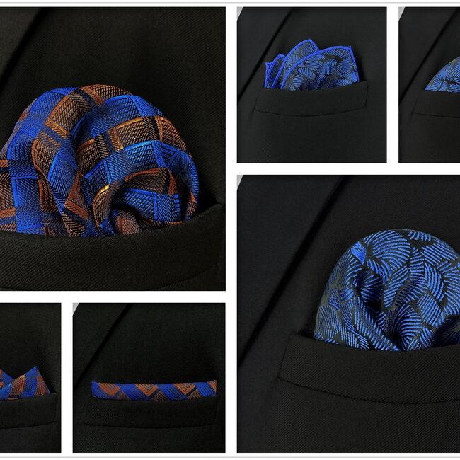 shlax & wing 5 Pieces Mens Pocket Square Brand New Gift Classic Acceossories Handkerchiefs Set 5-15 Precios de Black Friday