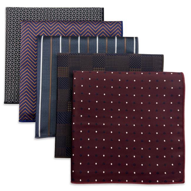 shlax & wing 5 Pieces Mens Pocket Square Brand New Gift Classic Acceossories Handkerchiefs Set 5-4 Descuento por venta flash
