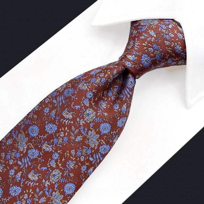shlax & wing B32 Red Floral Mens Neckties Pocket Square Set Classic Dress Party Fashion Extra Long Size Wedding Devoluciones gratuitas