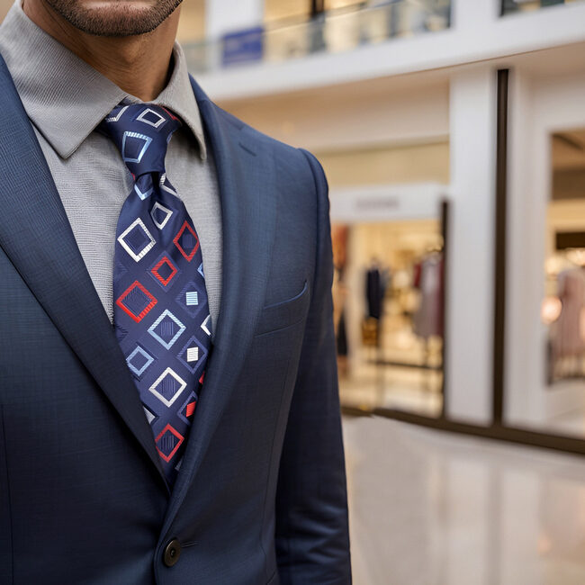 shlax & wing B33 Navy Blue Checkes Mens Neckties Pocket Square Set Classic Fashion Business Extra Long Size Groom 2025