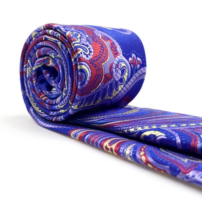shlax & wing B34 Multicolor Geometric Mens Neckties Pocket Square Set Party Fashion Extra Long Size Wedding Gift En línea