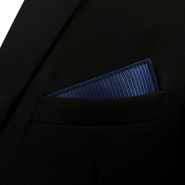 shlax & wing FH20 Navy Solid Silk Mens Pocket Square Wedding Brand New Handkerchief Classic Fashion Hanky Rebajas top