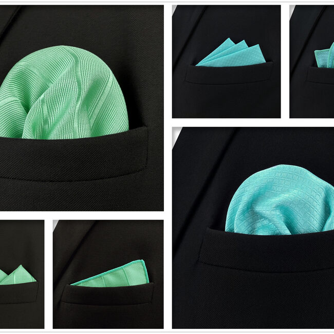 shlax & wing 5 Pieces Mens Pocket Square Set Brand New Gift Classic Acceossories Handkerchiefs 5-22 Envío internacional gratuito