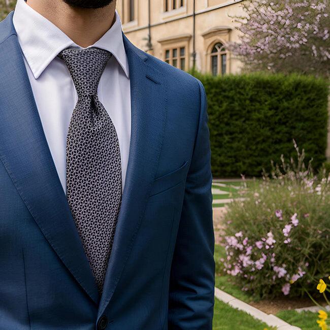 shlax & wing B40 Black Geometric Men’s Accessories Necktie Set Business Pocket Square 63″ 160cm Ties En oferta