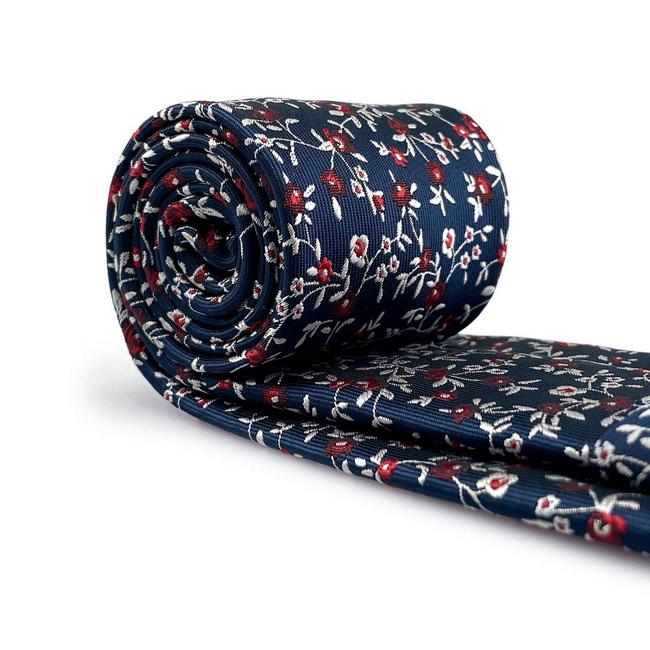 shlax & wing B42 Blue Floral Men’s Accessories Necktie Set Business Pocket Square Extra Long Size Descuentos del mes