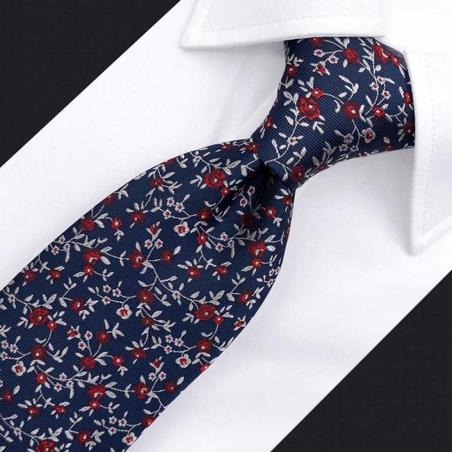 shlax & wing B42 Blue Floral Men’s Accessories Necktie Set Business Pocket Square Extra Long Size Descuentos del mes
