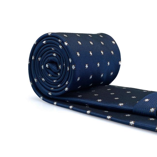 shlax & wing B46 Navy Blue Floral Mens Necktie Set Fashion Pocket Square Classic Extra Long Size Ofertas de temporada