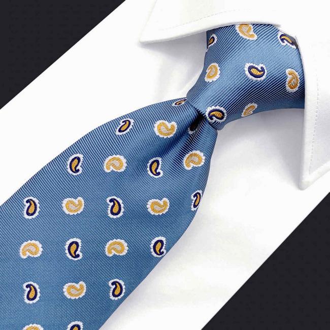 shlax & wing B48 Royal Blue Paisley Mens Neckties Set Fashion Pocket Square Extra Long Size Business Wedding Grandes ahorros