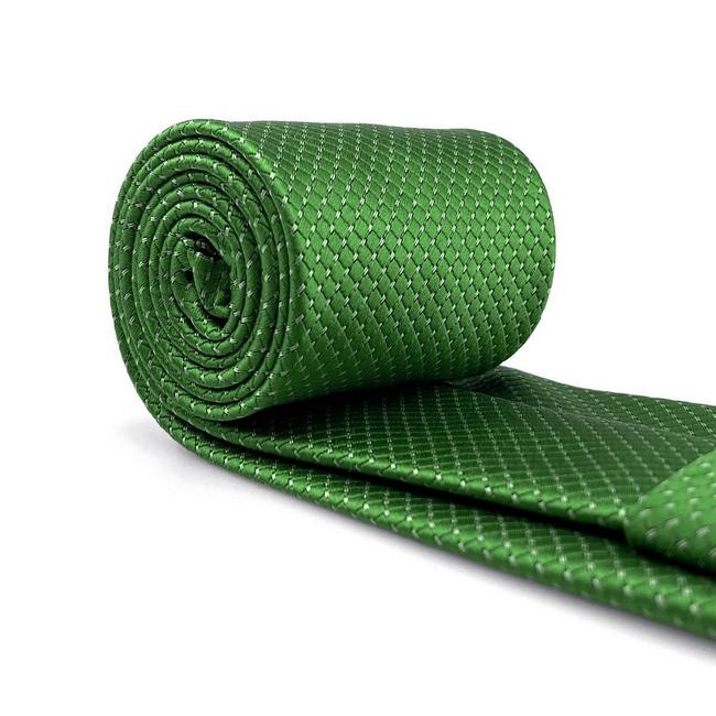 shlax & wing B50 Green Solid Mens Necktie Set Fashion Pocket Square Classic Extra Long Size Wedding Precio ultrabajo