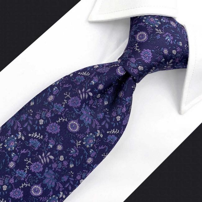 shlax & wing B52 Purple Floral Mens Neckties Pocket Square Set Classic Dress Party Fashion Extra Long Size Wedding Ventas relámpago