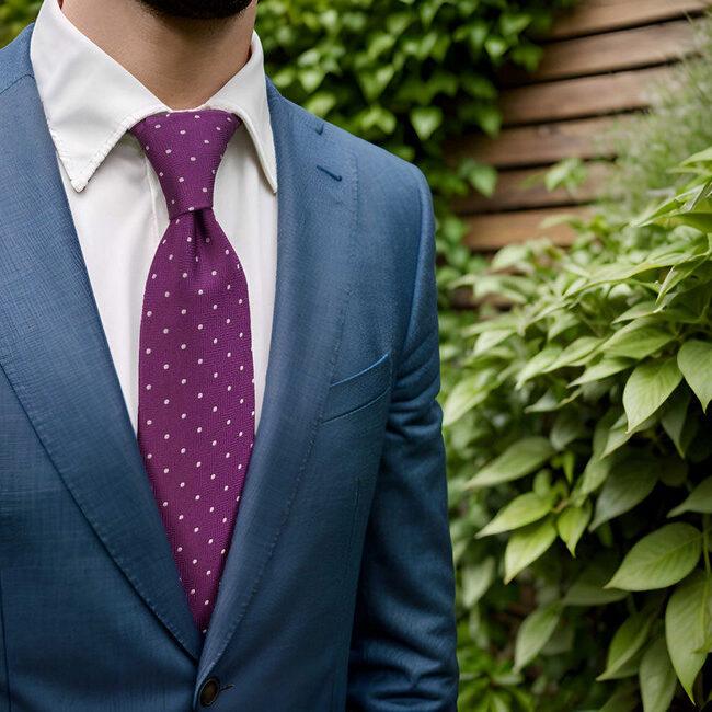 shlax & wing B63 Dark Magenta Purple Dots Mens Neckties Pocket Square Set Classic Fashion Wedding Extra Long Size Últimos 3 días