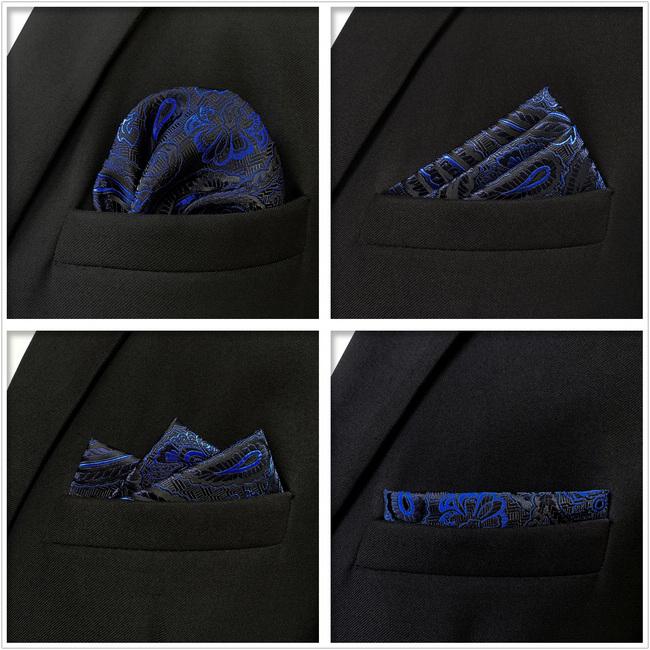 shlax & wing 5 Pieces Mens Pocket Square Assorted Gift Fashion Classic Handkerchiefs Set 1-69 Limitado a 3 días
