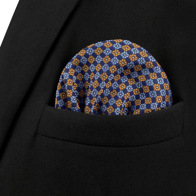 shlax & wing AH68 Multicolor Floral Mens Pocket Square Fashion Groom Dress Gift Handkerchief Outlet online