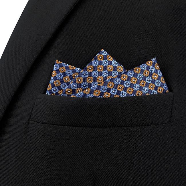 shlax & wing AH68 Multicolor Floral Mens Pocket Square Fashion Groom Dress Gift Handkerchief Outlet online