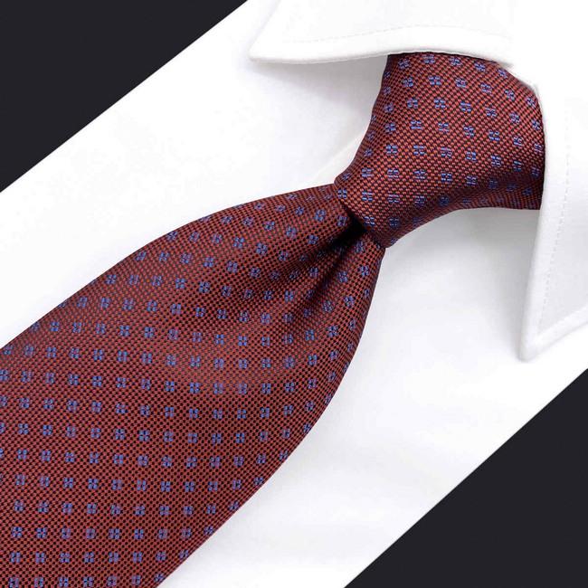 shlax & wing B64 Red Dots Mens Neckties Pocket Square Set Classic Fashion Wedding Extra Long Size Party Venta caliente