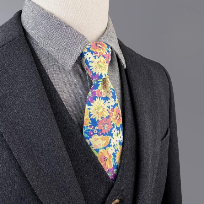 shlax & wing Multicolor Floral Fashion Men’s Skinny Necktie Cotton 6cm Gift Wedding Party Casual Gravatas Mejor oferta