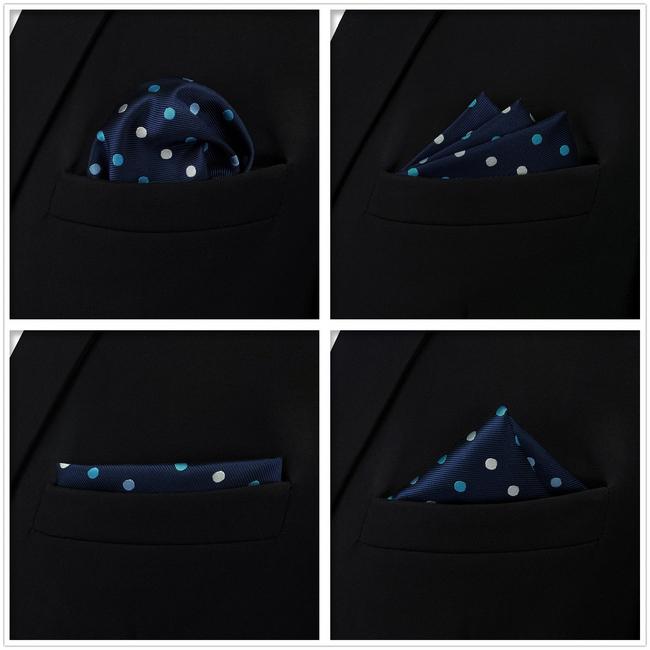 shlax & wing 5 Pieces Assorted Fashion Mens Pocket Square Classic Handkerchiefs Set 1 Promoción trimestral