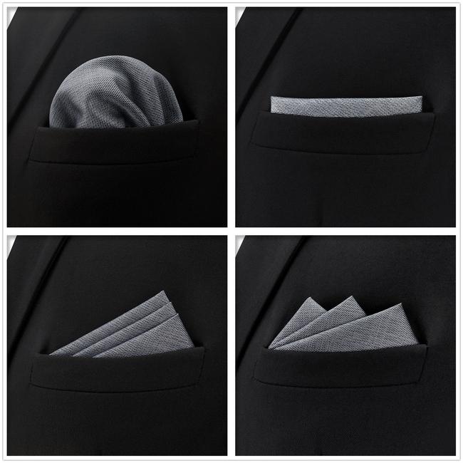 shlax & wing 5 Pieces Assorted Fashion Mens Pocket Square Classic Handkerchiefs Set 15 Solo queda un día