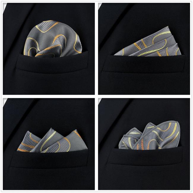shlax & wing 5 Pieces Assorted Fashion Mens Pocket Square Classic Handkerchiefs Set 2-80 Envío internacional gratuito