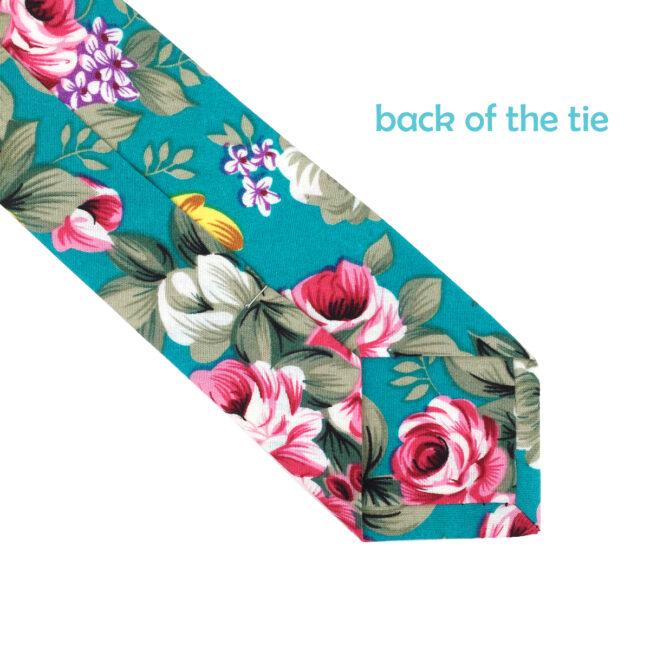 shlax & wing Multicolor Floral Men’s Skinny Necktie Cotton 6cm Aqua Gift Wedding Party Casual Gravatas 2025