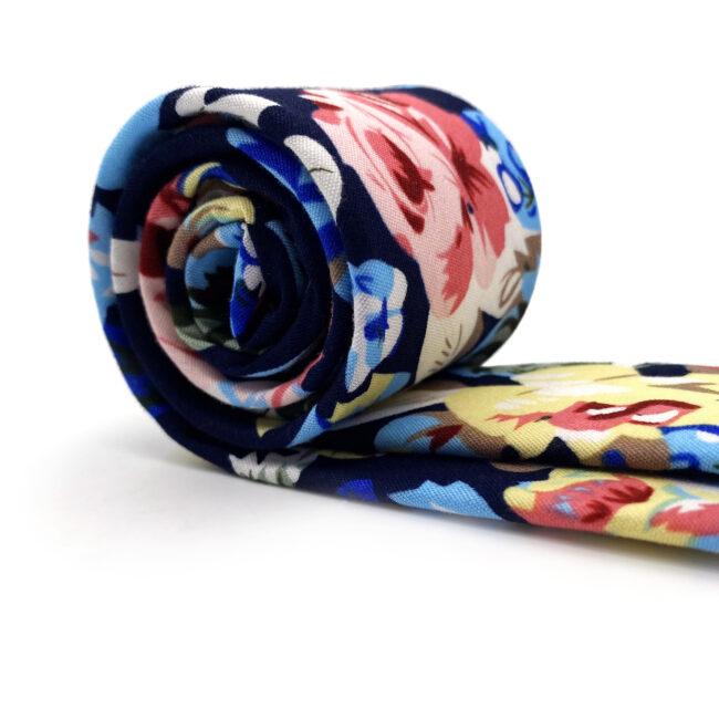 shlax & wing Multicolor Floral Men’s Skinny Necktie Fashion Cotton 6cm Gift Wedding Party Casual Gravatas En línea
