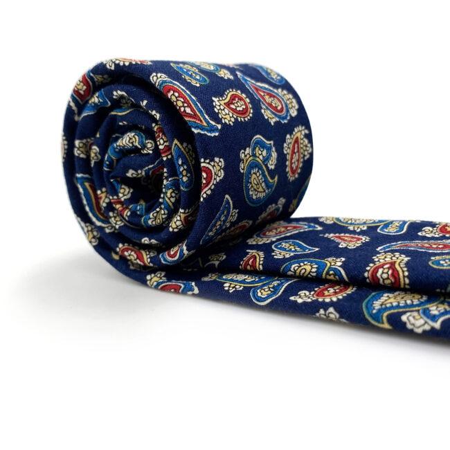 shlax & wing Multicolor Men’s Skinny Necktie Cotton 6cm Blue Paisley Gift Wedding Party Casual Gravatas Outlet online