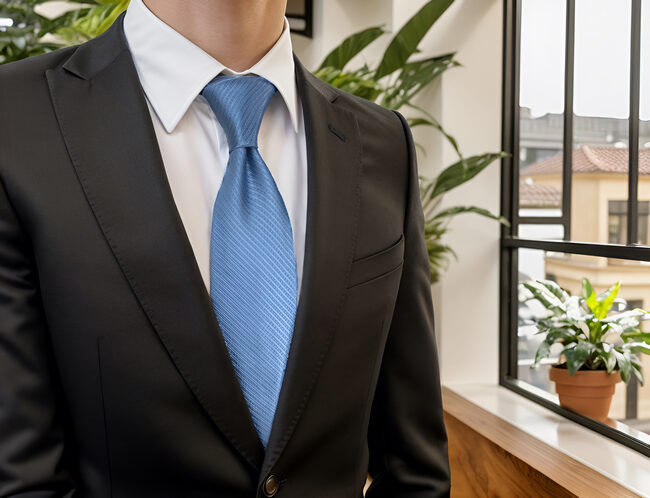 shlax & wing H28 Blue Solid Men Necktie Set Silk Fashion Ties for male Wedding Extra Long Size 63″ Gift Hanky En oferta