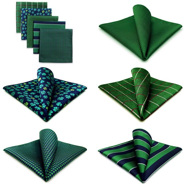 shlax & wing 5 Pieces Assorted Fashion Mens Pocket Square Classic Handkerchiefs Set 54 Ventas relámpago