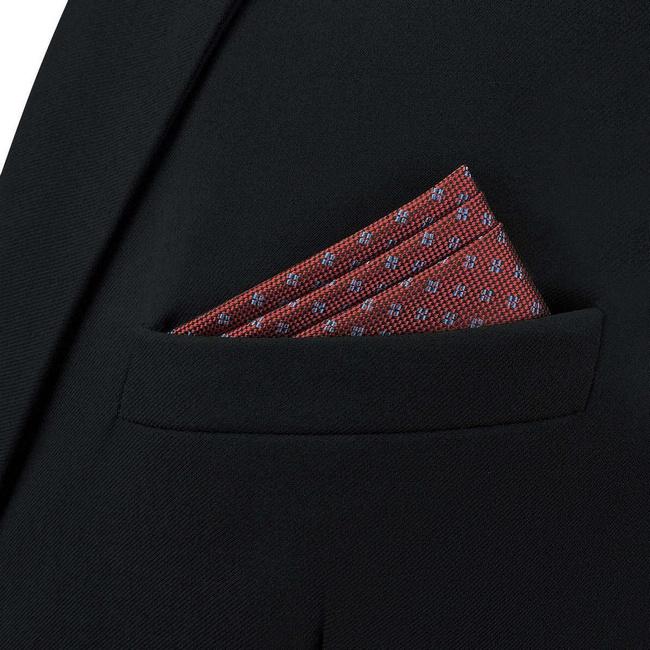 shlax & wing BH64 Red Dots Mens Pocket Square Classic Fashion Wedding Party Handkerchief Groom Promoción por tiempo limitado