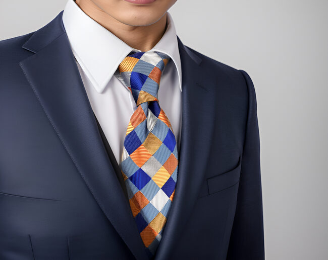 shlax & wing S17 Checked Multicolor Mens Ties Neckties 100% Silk Jacquard Woven Gift For Men Ahorra y exporta