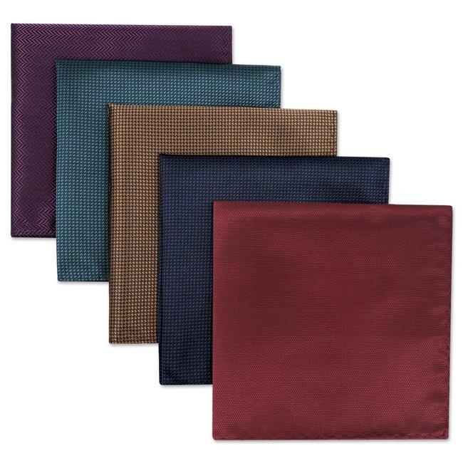 shlax & wing 5 Pieces Assorted Mens Pocket Square Fashion Classic Handkerchiefs Set 1-38 Rebajas baratas