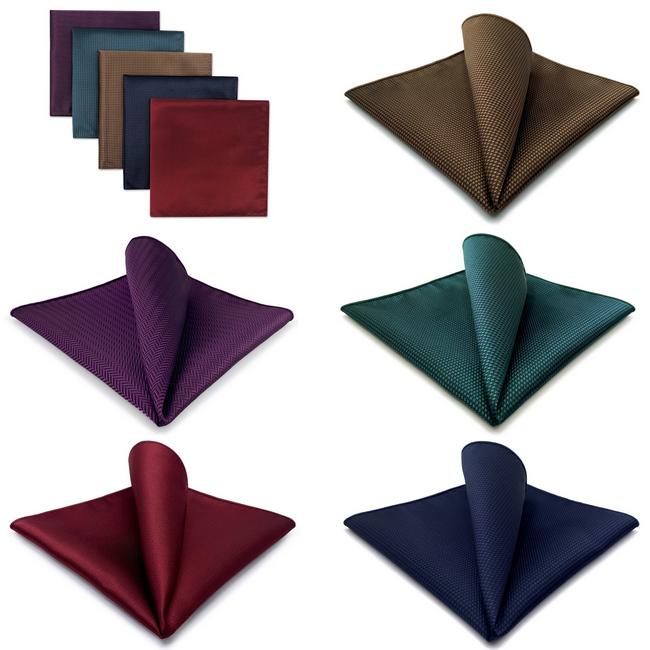 shlax & wing 5 Pieces Assorted Mens Pocket Square Fashion Classic Handkerchiefs Set 1-38 Rebajas baratas