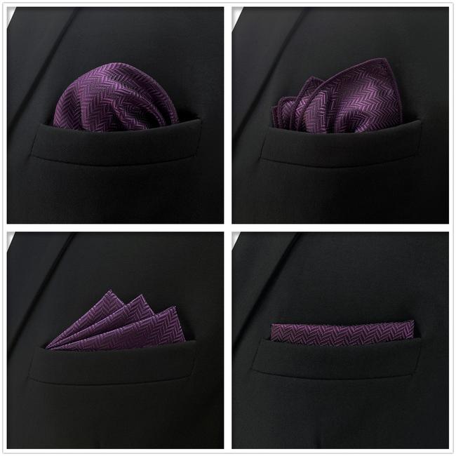 shlax & wing 5 Pieces Assorted Mens Pocket Square Fashion Classic Handkerchiefs Set 1-38 Rebajas baratas